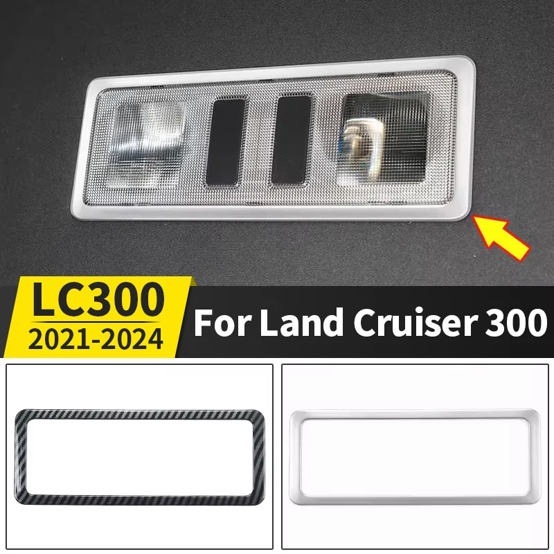 

Rear Reading Lights Decoration Protective Sticker For Toyota Land Cruiser 300 2021-2024 LC300 Interior Accessories Tuning