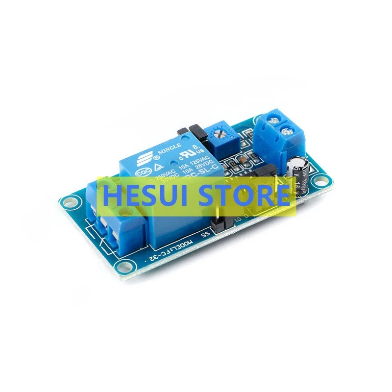 Power-on delay relay module 5V 12V delay circuit board disconnect switch function