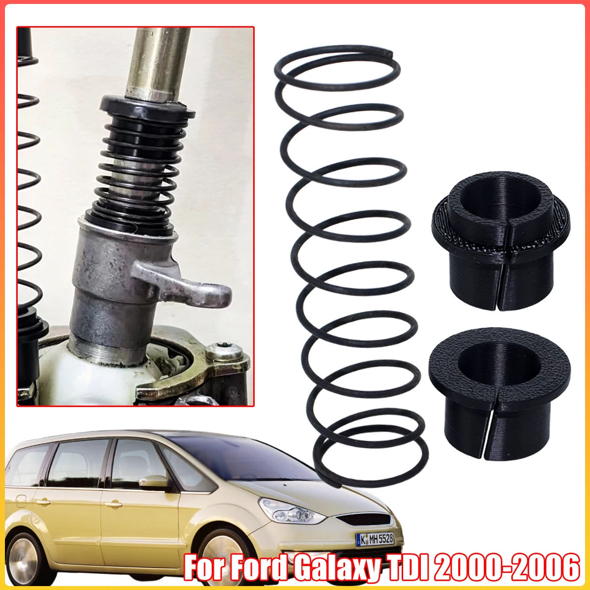 Solid Gearstick Lever Shifter Shaft Bushing Kit For Ford Galaxy TDI 2000-2006 Reverse Gear Shifting Issue Fix MT Gearbox Spare