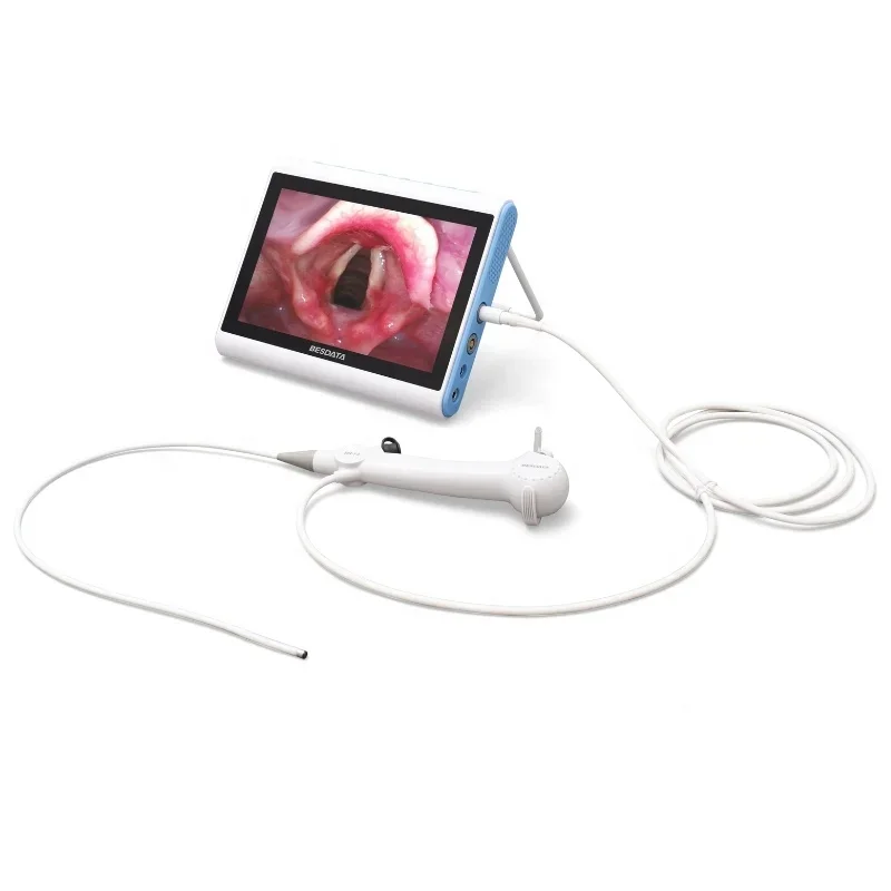 2023 China Medical Equipment Flexible Fiber Rhinolaryngoscope Nasopharyngolaryngoscope Price with USB Endoscope Camera