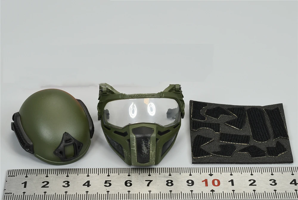 1/6th EASY&SIMPLE ES 27002 Enforcer Corps Yuri Gunner Helmet Mask Model Male For 12inch Body Figures Collect