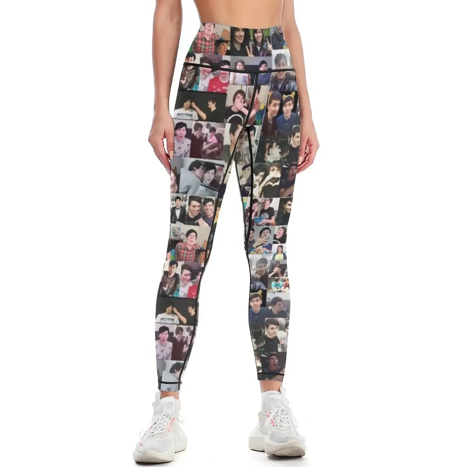 

Dan and Phil! Leggings Women's gym Female legging pants sportswear woman gym 2025 Fitness clothing Womens Leggings