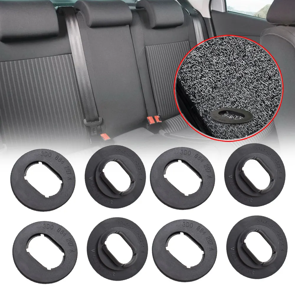 

Car Floor Mat Fastener Clips Carpet Oval Clamps for VW Golf GTI Seat Leon MK1 Skoda Octavia Fabia OE 3D0864851B41 3D0061795B41