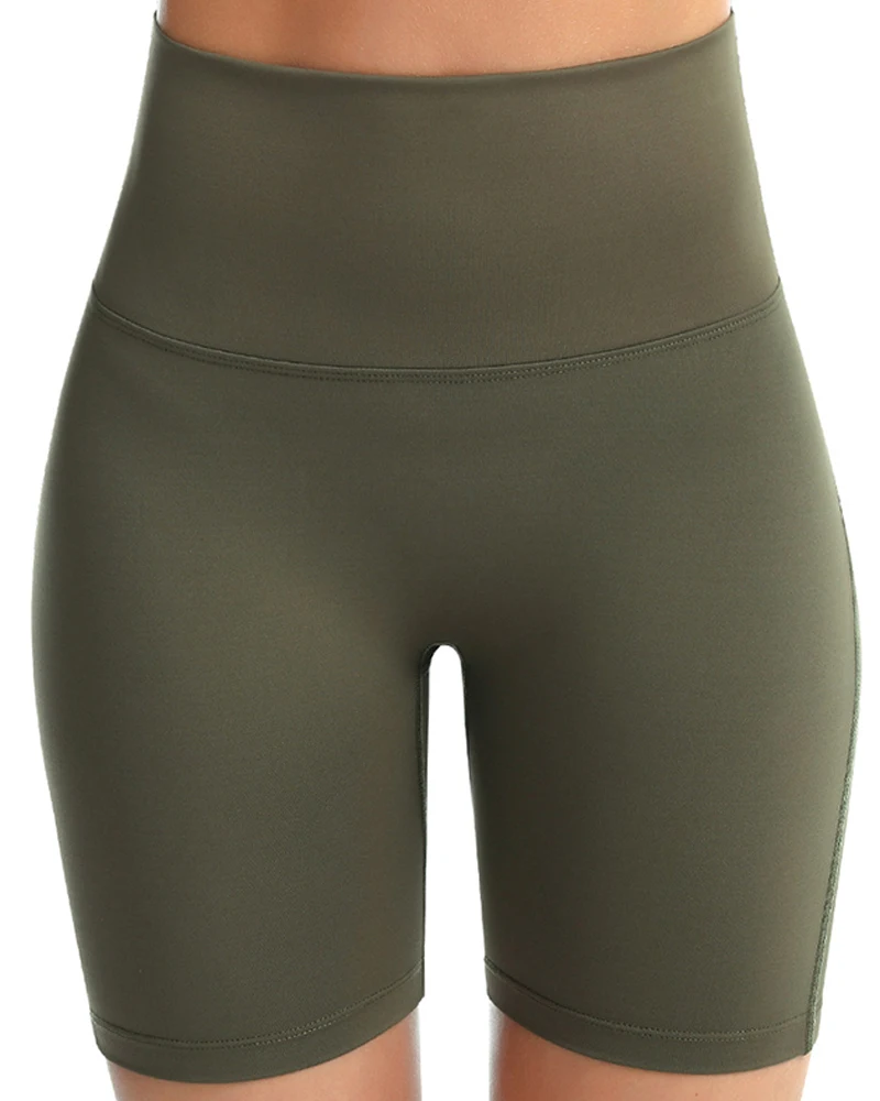 Women's Shorts 2025 New High Waist Slim Fit Hip Lift Sporty Short Pants Leggings Elasticity Active Pants with Functional Pocket