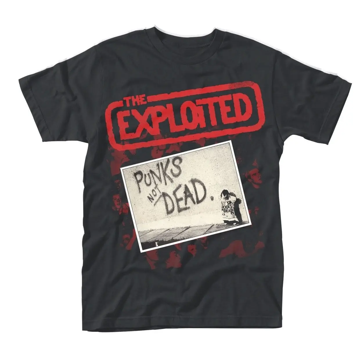 The Exploited 'Punk's Not Dead' T shirt NEW