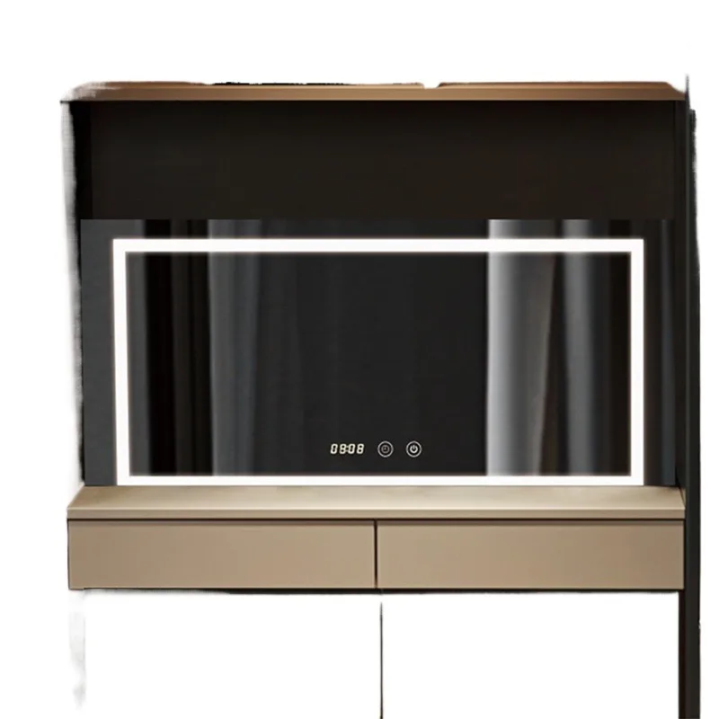 Intelligent electric island lift dresser, makeup mirror, watch shaker, cloakroom jewelry storage