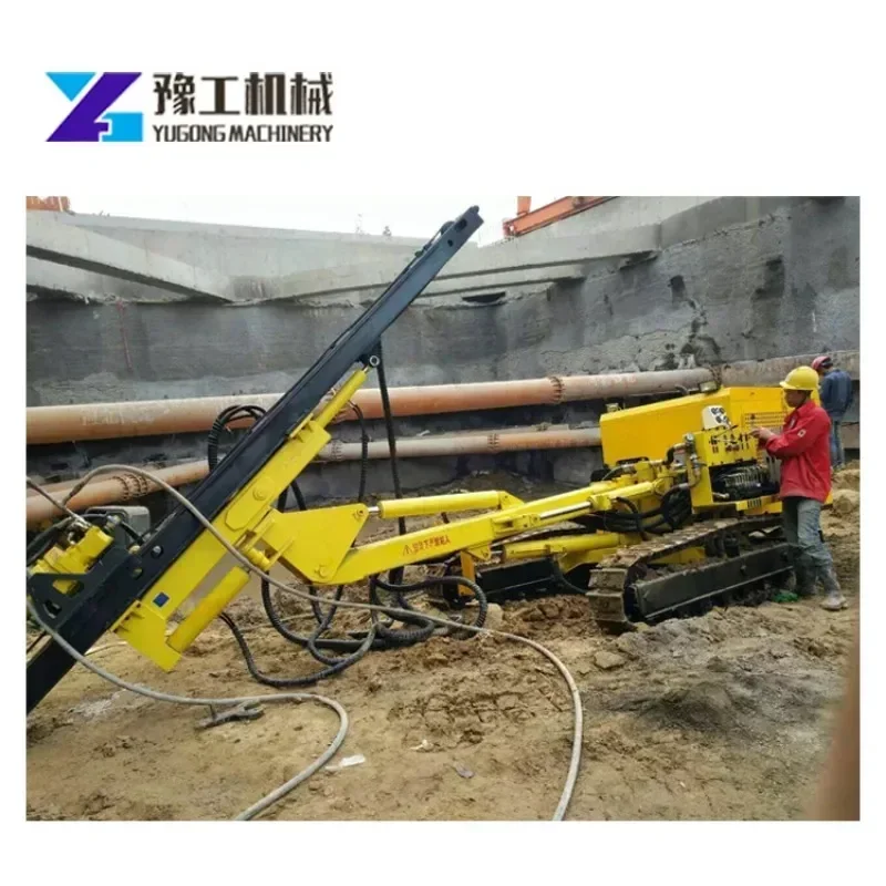 Crawler Jet Grouting Down Hole Drill Hammer Hydraulic Diesel Anchor Drilling Rig Multi-function Drilling Rigs Factory for Sale