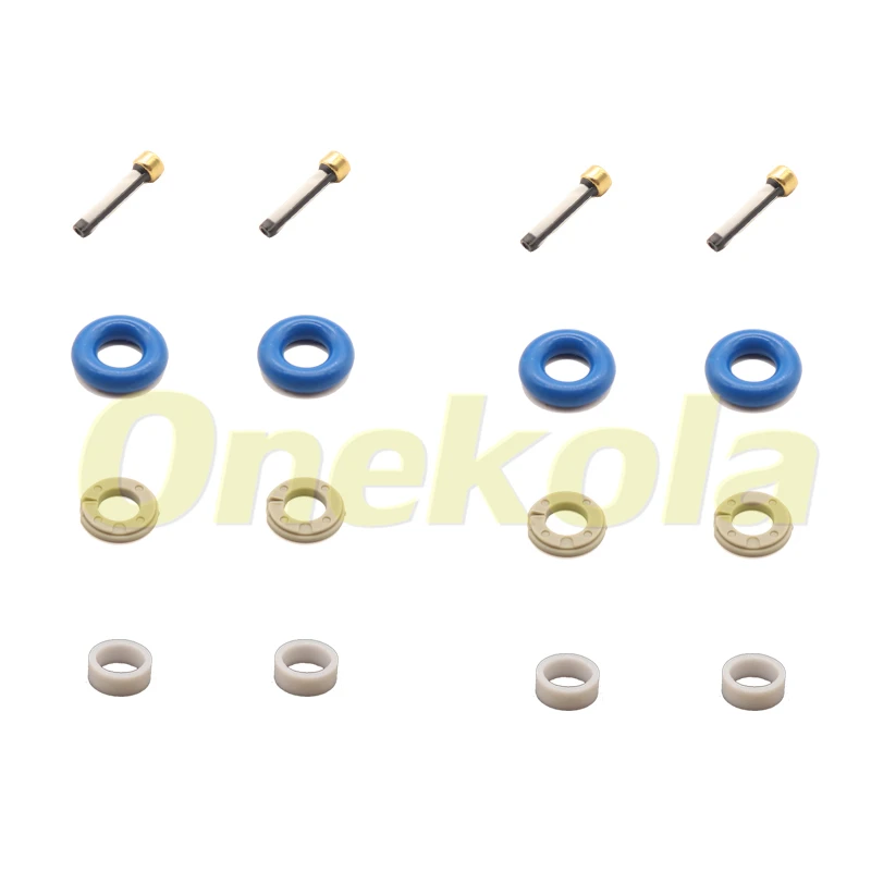 Fuel Injector Service Repair Kit Filters Orings Seals Grommets for  GDI 2007 - 2009 Mini Cooper Countryman 1.6L L4 0261500029