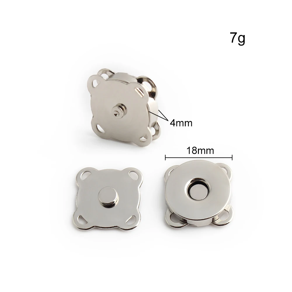 14mm 18mm Strong Metal Sewing Magnetic Button For DIY Bags Crafts Handbag Wallet Garment Adsorption Fastener Buckle Accessories