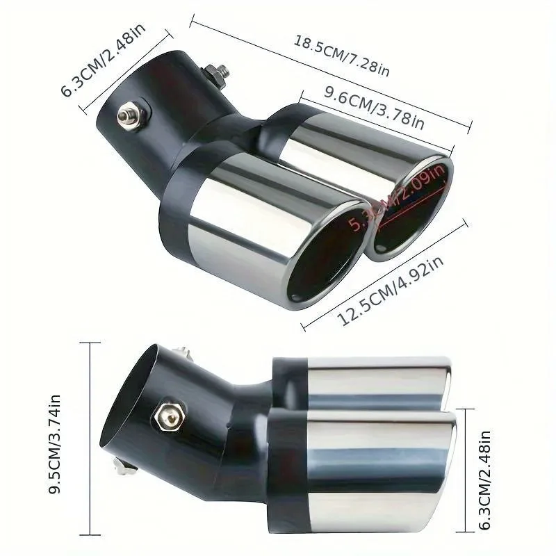 For BYD KING SEAL 5 CHAZOR DMi 2026 2025 2024 Exhaust Pipe Sleeve Tail Throat Muffler Tip Modification Accessories - view 4