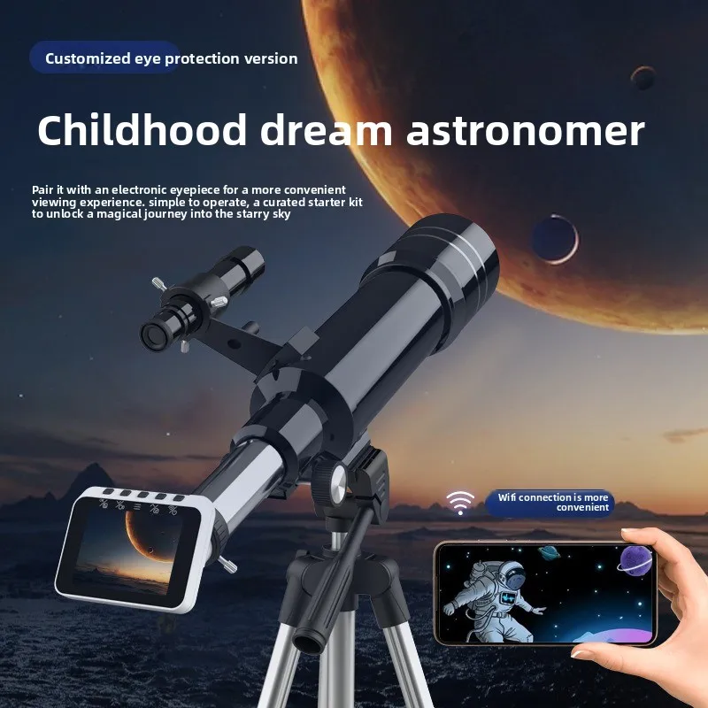 Astronomical Telescope 70400 High Definition Large Screen WiFi Connection Children's Professional Stargazing High Time Span