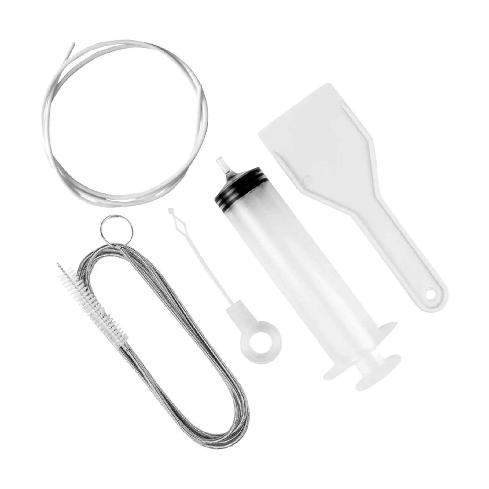 5 ชิ้นReusableตู้เย็นขุดลอกชุดทนทานท่อระบายน้ําแปรงทําความสะอาดตู้เย็น