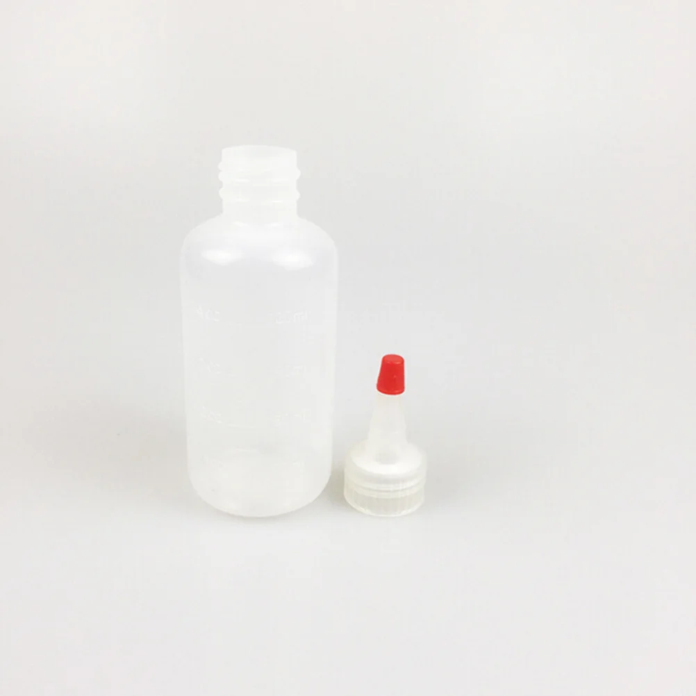

8pcs Tip Glue 120Ml Plastic Squeeze Dispenser Durable Liquid Container For Craft Paint Ink Adhesive Art Projects Tip Applicator