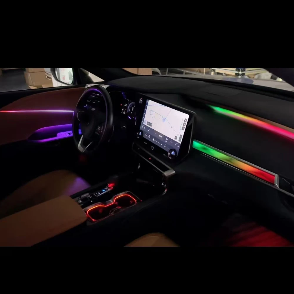 For Lexus RX 2023-2024 LED Atmosphere Light Special Modification Interior 33 Lights 64 Colors Support Screen Control 2016-2022