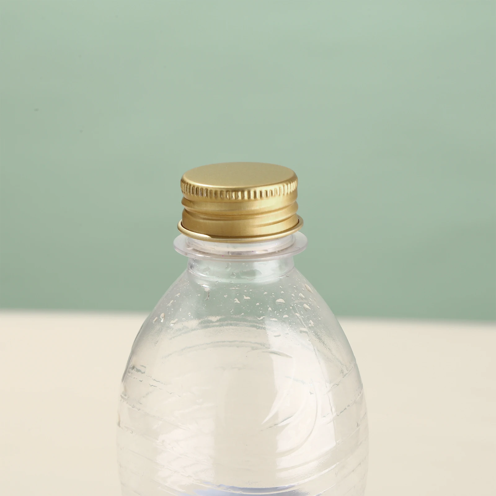 50pc 24/28mm Small Premium Aluminium Fresh-keeping Lids Glass Bottles Leak-proof Threaded Caps Lids for Borosilicate Containers