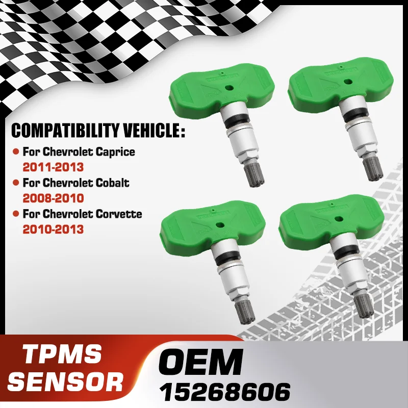 

Car Tire Pressure Sensor TPMS For Chevrolet Caprice 2011-2013 Chevrolet Cobalt 2008-2010 Chevrolet Corvette 2010-2013 15268606