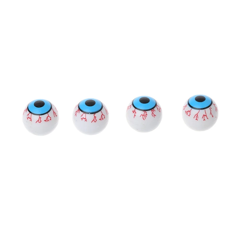 4 Pieces Eyeball Pattern Bike Tire Caps Leak Proof Caps Air Dust Covers for Bicycle, MTB Mountain Bike Road Bike