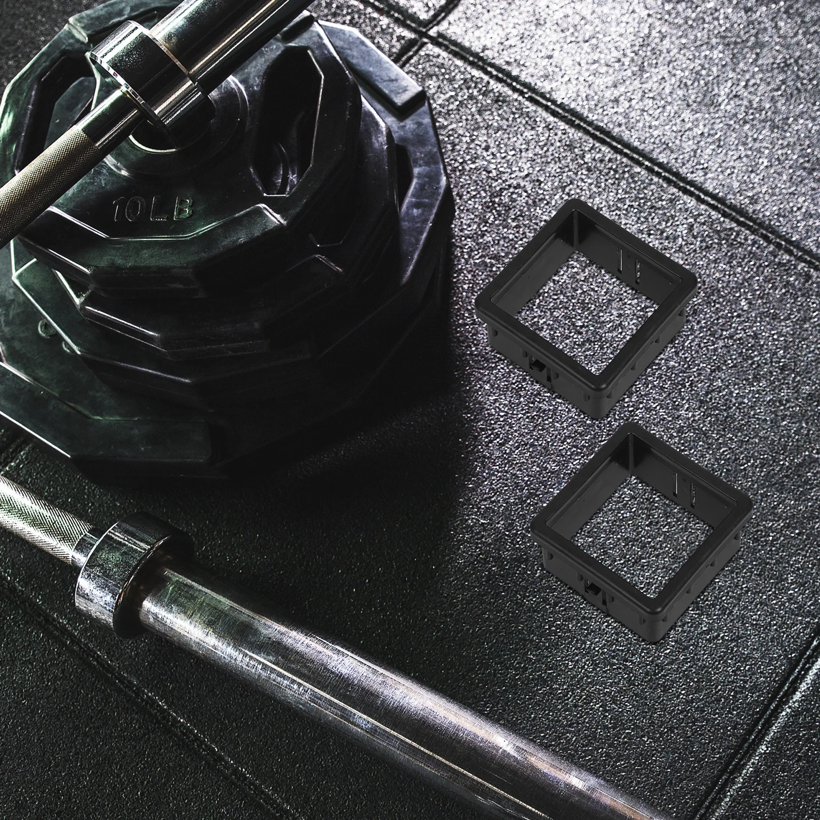 

4Pcs Hollow Square Tube Liner Insert Fitness Equipment Repair Parts Lightweight Tube Sleeve Adapter for Exercise Machine Tubing