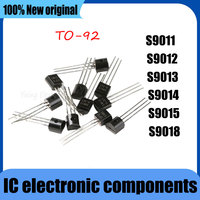 50PCS NEW S9011 S9012 S9013 S9014 S9015 S9018 TO-92 Through Hole Transistor