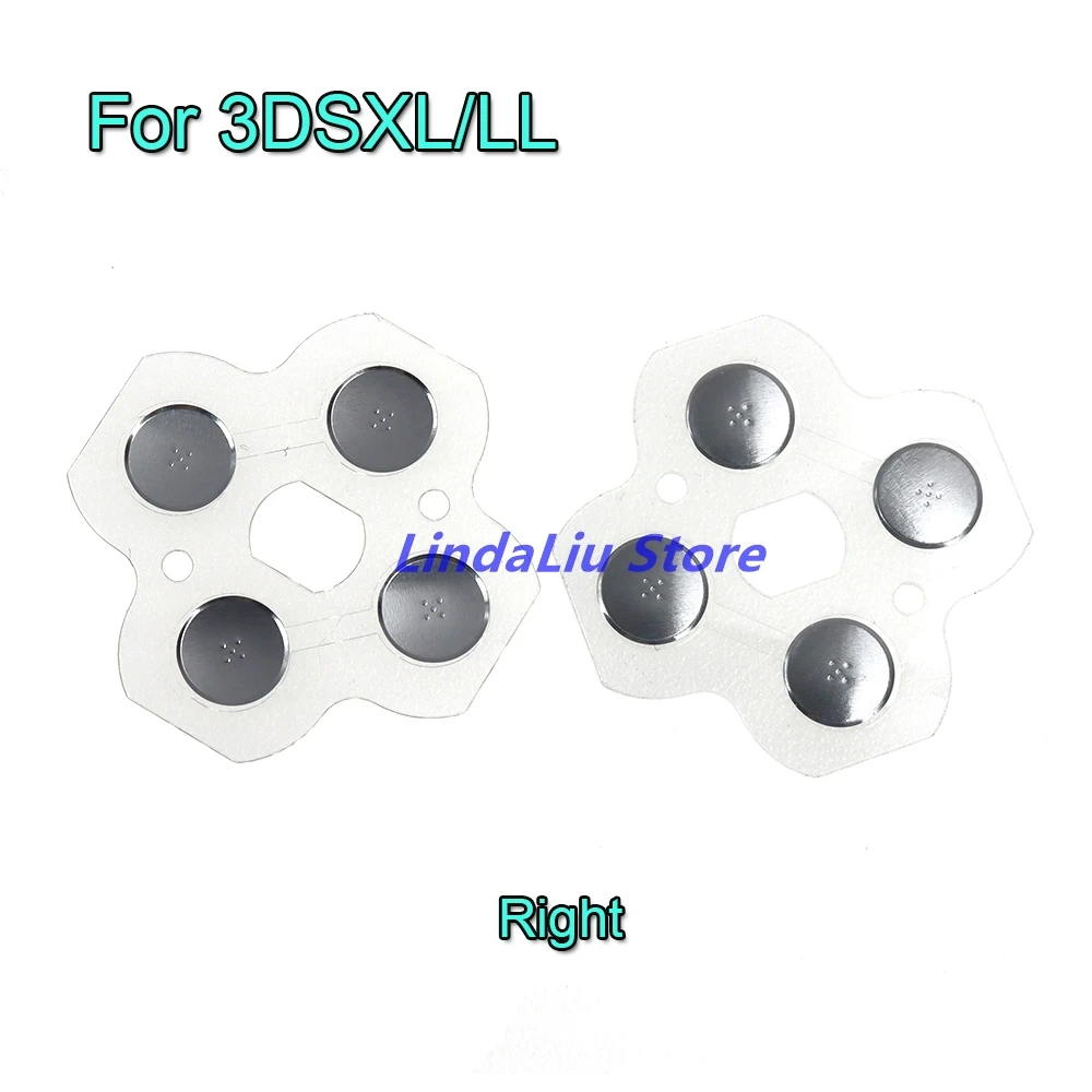 

100PCS For 3DSXL D-Pad Button Metal Dome Conductive Film Sticker PCB Board Replacement for 3DSXL/LL