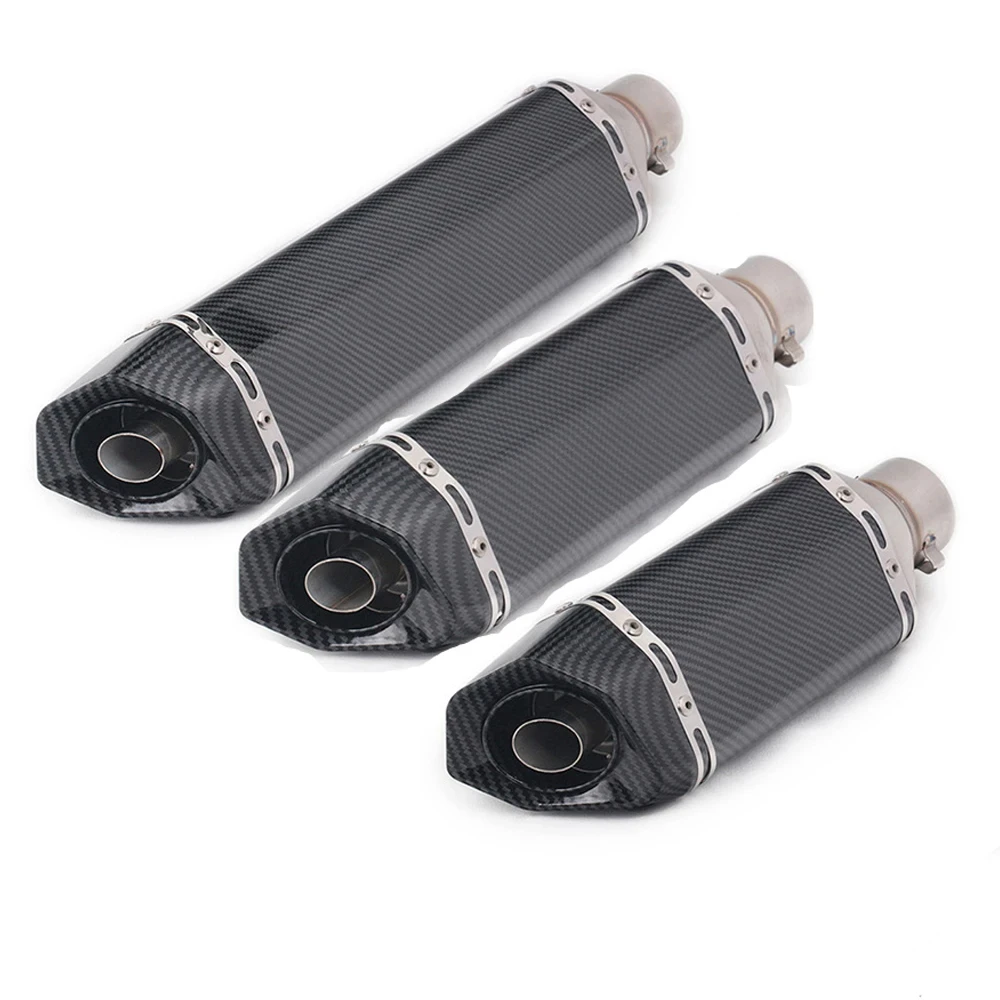 Tubo de escape da motocicleta 51mm silenciador moto gp sistema de escape com logotipo laser para crf230 duke cbr mt07 cb600f deslizamento-on com dbkiller
