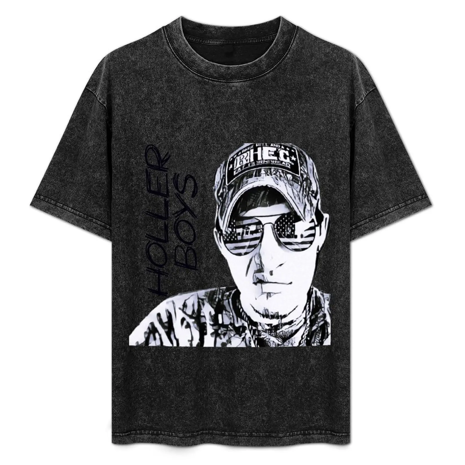 Camiseta Holler para niños, camiseta sencilla de color liso con cuello redondo