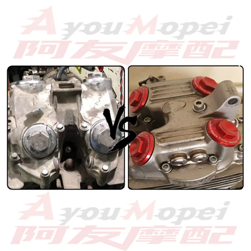 For HONDA XR400R XR400 XR200R XR250 Valve Adjustor Cap Bolt Motorcycle Accessories Oil Valve Cap Tappet Adjusting Cover XR 250