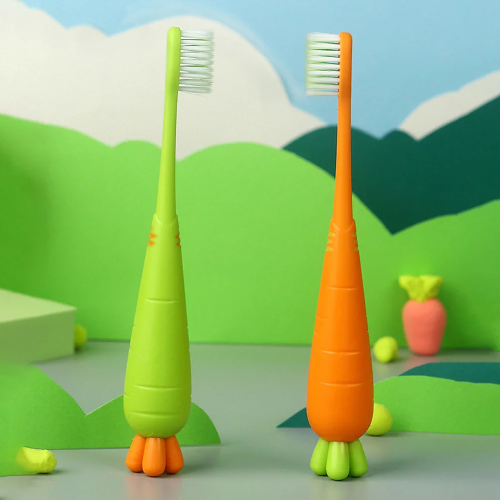 

Cartoon Toothbrush for Kids Extra Soft Bristle Shaped Children Teeth Cleaning Tool Lovely Kids Manual Bulk Durable