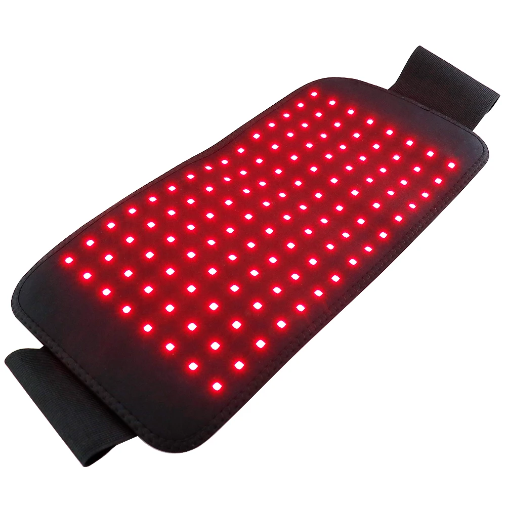 120-led-赤色光ベルト-660nm-850nm-近赤外線ライトリストガード暖かい腰胃ヘルスケアベルト痩身美容機器