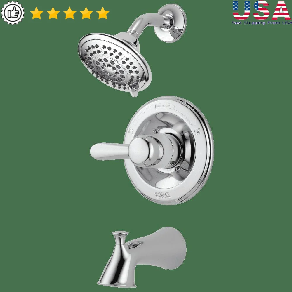 Delta Lahara Monitor® 14 Series Tub & Shower Trim in Chrome T14438