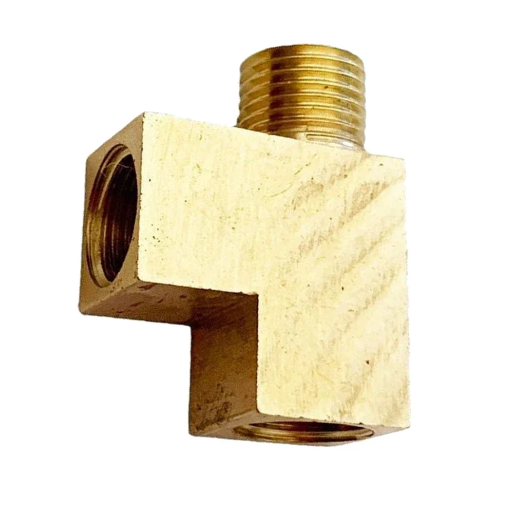 Brass T-Distributor M10x1 Angle Adapter For Oil Pressure Sensor Connection T-distributor Angle Adapter Car Accessories