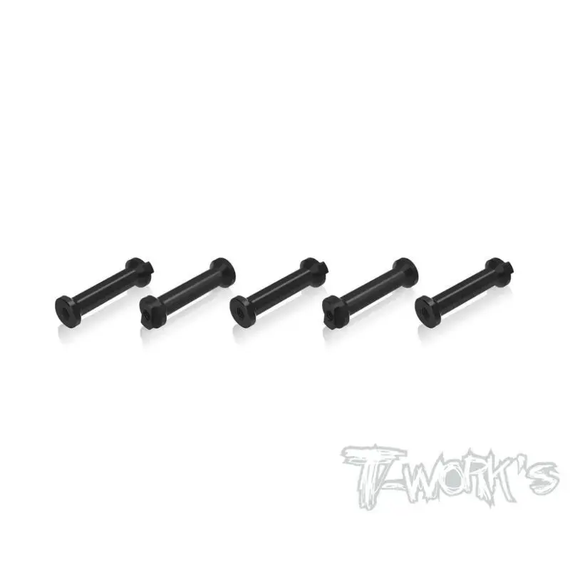 Original T Works TO-346-D 7075-T6 Alum. Radio Tray Post ( For Infinity IFB8 ) 5pcs. Rc Tool