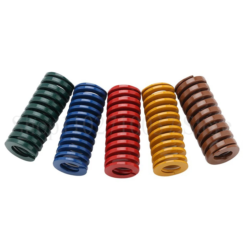 1PCS Spiral Stamping Compression Mould Die Spring 65Mn Spring Steel Mould Spring Die Spring OD=16-20mm ID=8-10mm L=25-150mm