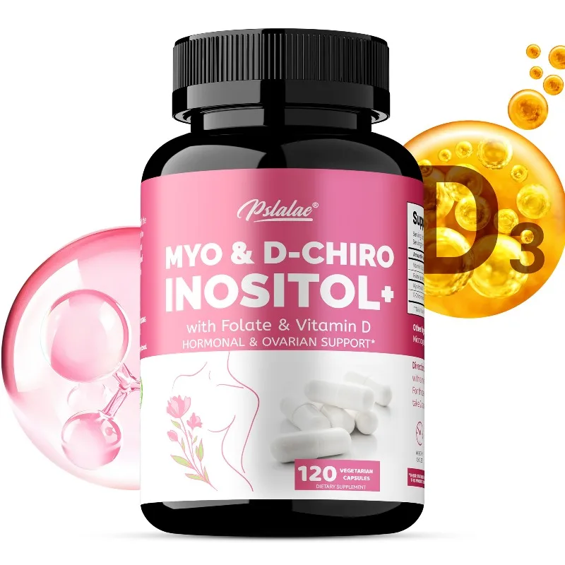 MYO & D-CHIRO INOSITOL - Regulate Menstrual Cycle, Balance Hormone, Supports Women's Health and Ovarian Function,Boosts Immunity