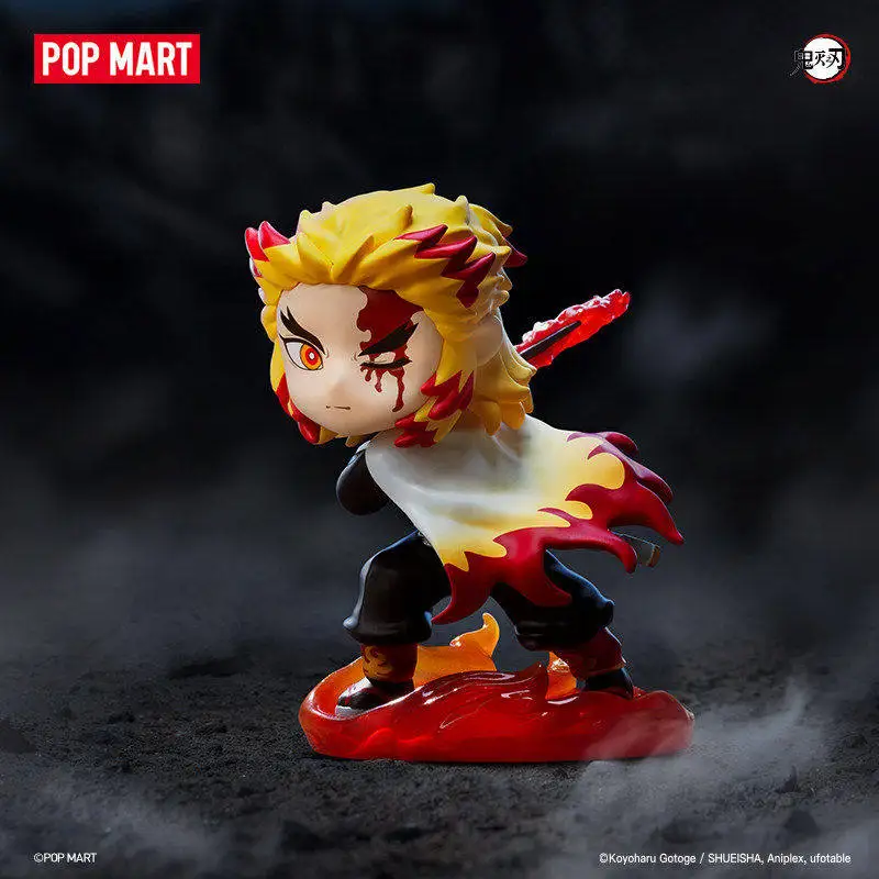 NOUVEAU POP MART KIMETSU NO YAIBA BATTLE SERIES Demon Slayer Unwavering Resolving Arc Series Figurines Blocs Cadeau de Noël