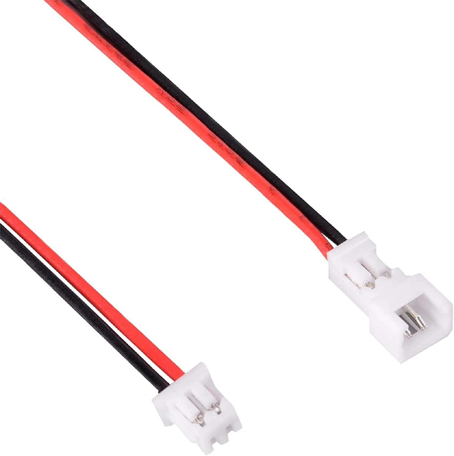 Micro JST 1.25mm 3-Pin Wire Connector Kit – 20 Pairs (40 Pcs) With 100mm Pre-Crimped Cables For LED Strips, Circuit Boards & More