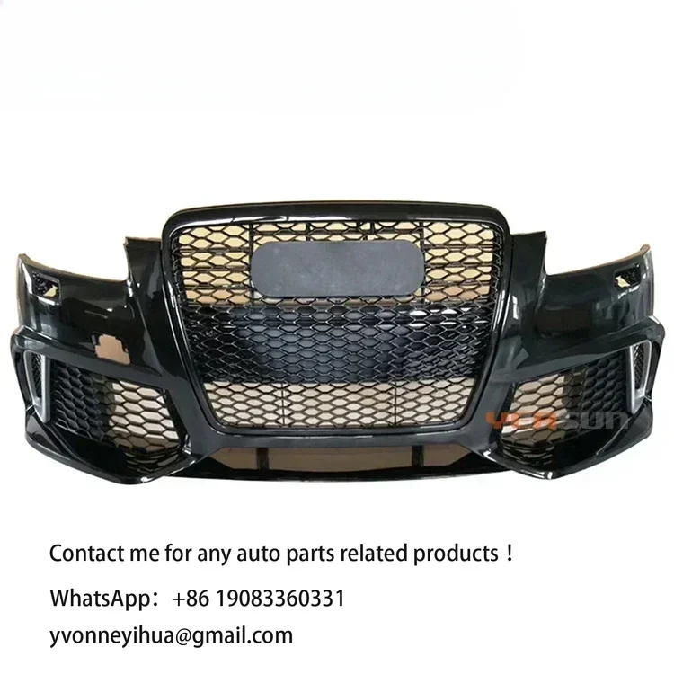 

PP Material Front Bumper C6 RS6 Body Kit for Audi A6 S6 2004 2005 2006 2007 2008 2009 2010 2011 2012