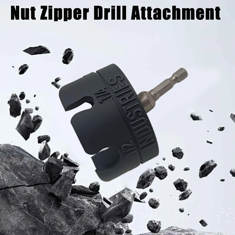 

for Fast Nut and Bolt Removal Nut Zip Drill Attachment Wear Resist Drill Bit Socket Slotted Wing Spinning Drive Kit