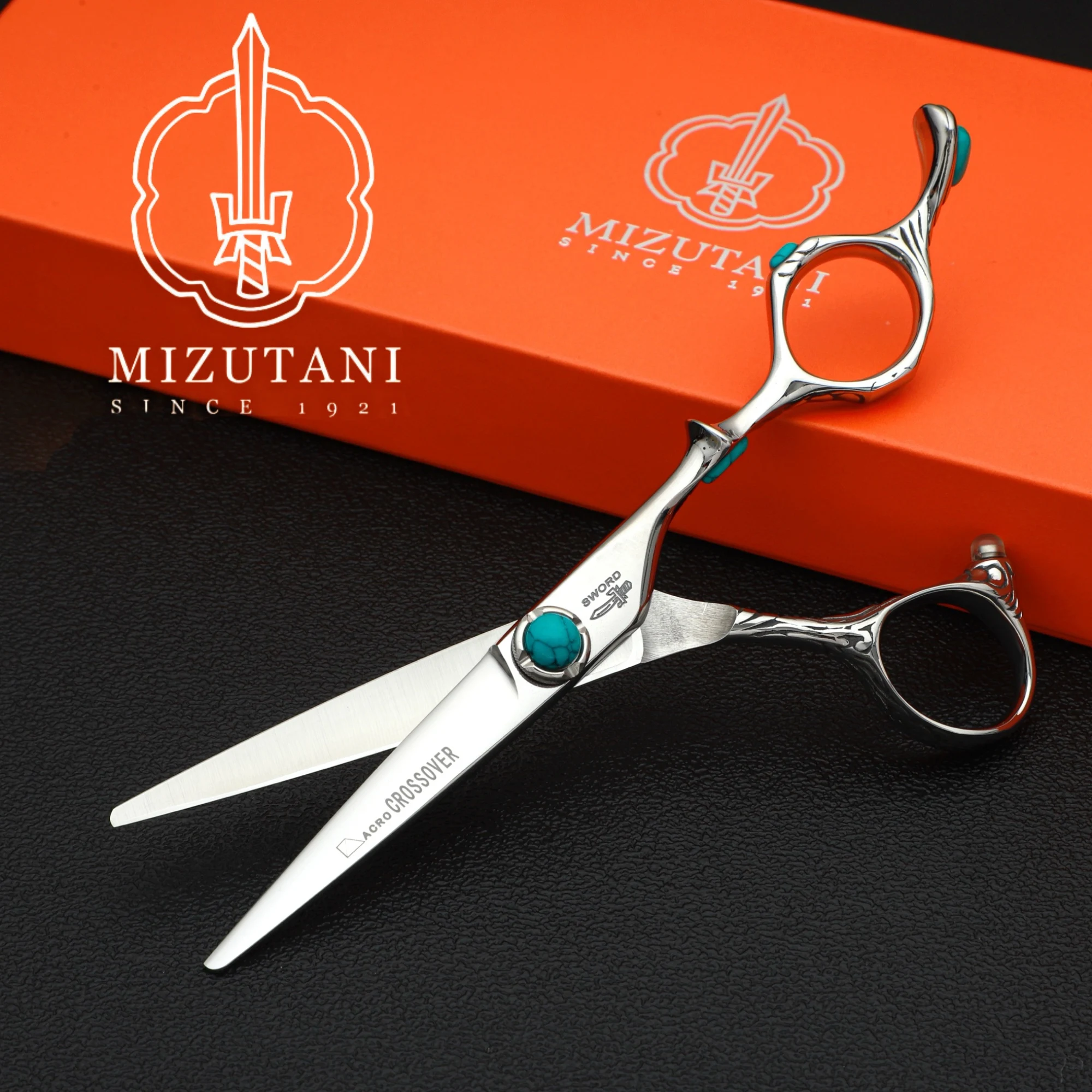 

New Hair scissors 5.5inch gem series scissors VG10 Material Sharp and wear-resistant Salon barber scissors