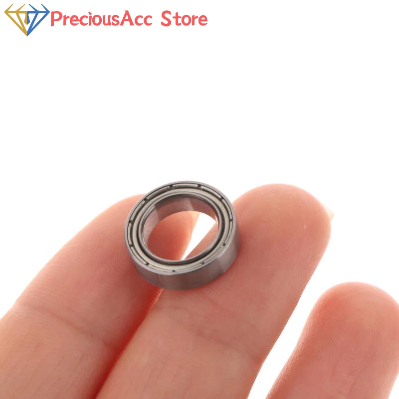 Ten Piece Pack-6700 ZZ 2RS RS Bearing with 10mm Inner Bore, 10x15x4mm Miniature Speed Ball Bearing