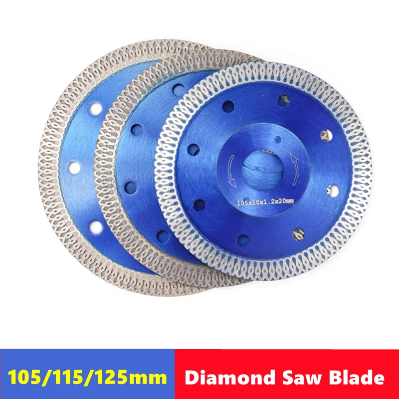 

Diamond cutting disc 105/115/125mm, used for ceramic tiles, diamond saw blade, ceramic dry/wet cutting, stone cutting saw blade