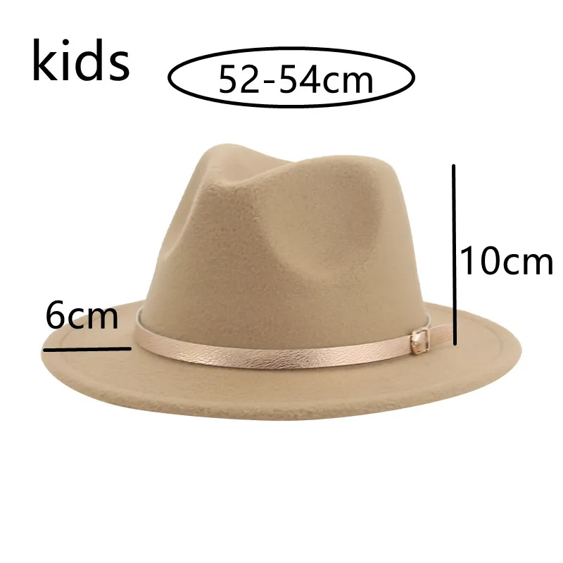 

Kids Hat Fedoras Girls Hat Winter Women Hats Boys Panama Jazz Caps Belt Band Cute Luxury Outdoor Decorate Baby Hat Chapeau Femme