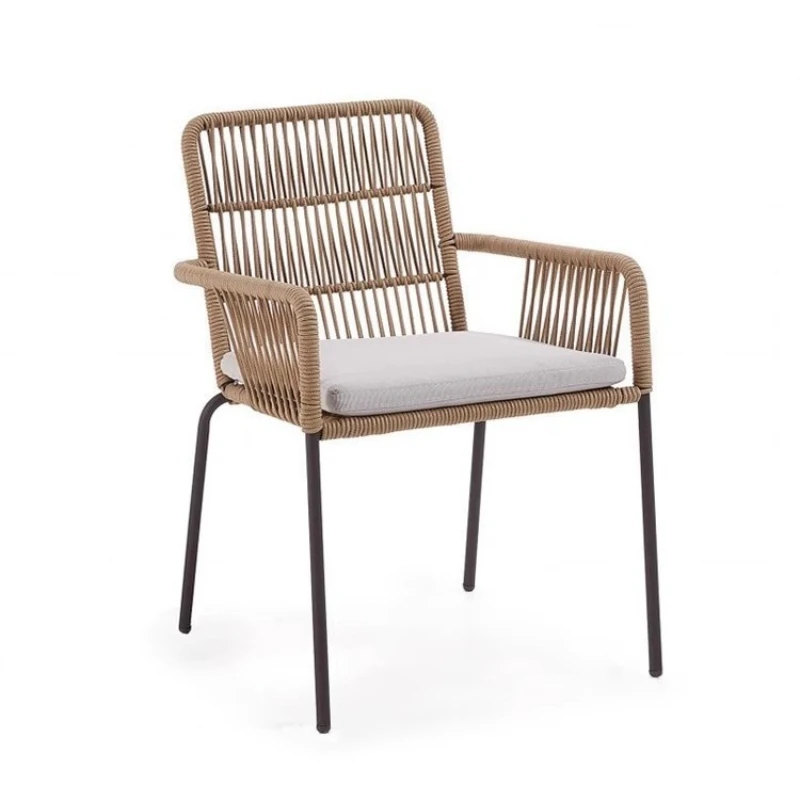 

Outdoor tables and chairs courtyard garden terrace balcony rattan tables and chairs double leisure open-air combination Nordic