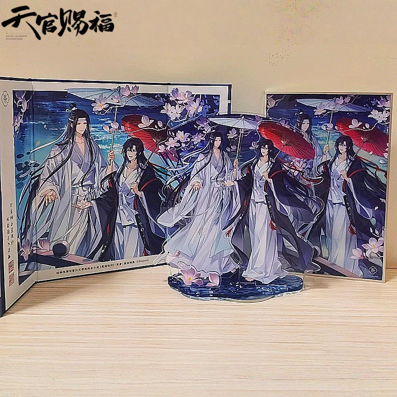 

Diabolism Yanyudu Series Wei Wuxian Acrylic Figure with Music Box Stand Holographic Ticket Gift Genuine New Founder