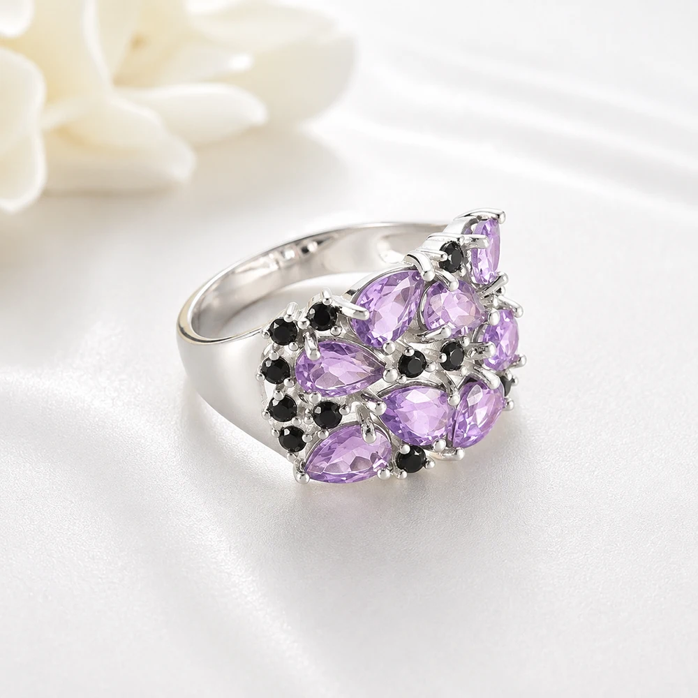مجوهرات فاخرة من الفضة الإسترل - مراجعة Birthstone Ring Set وسعره