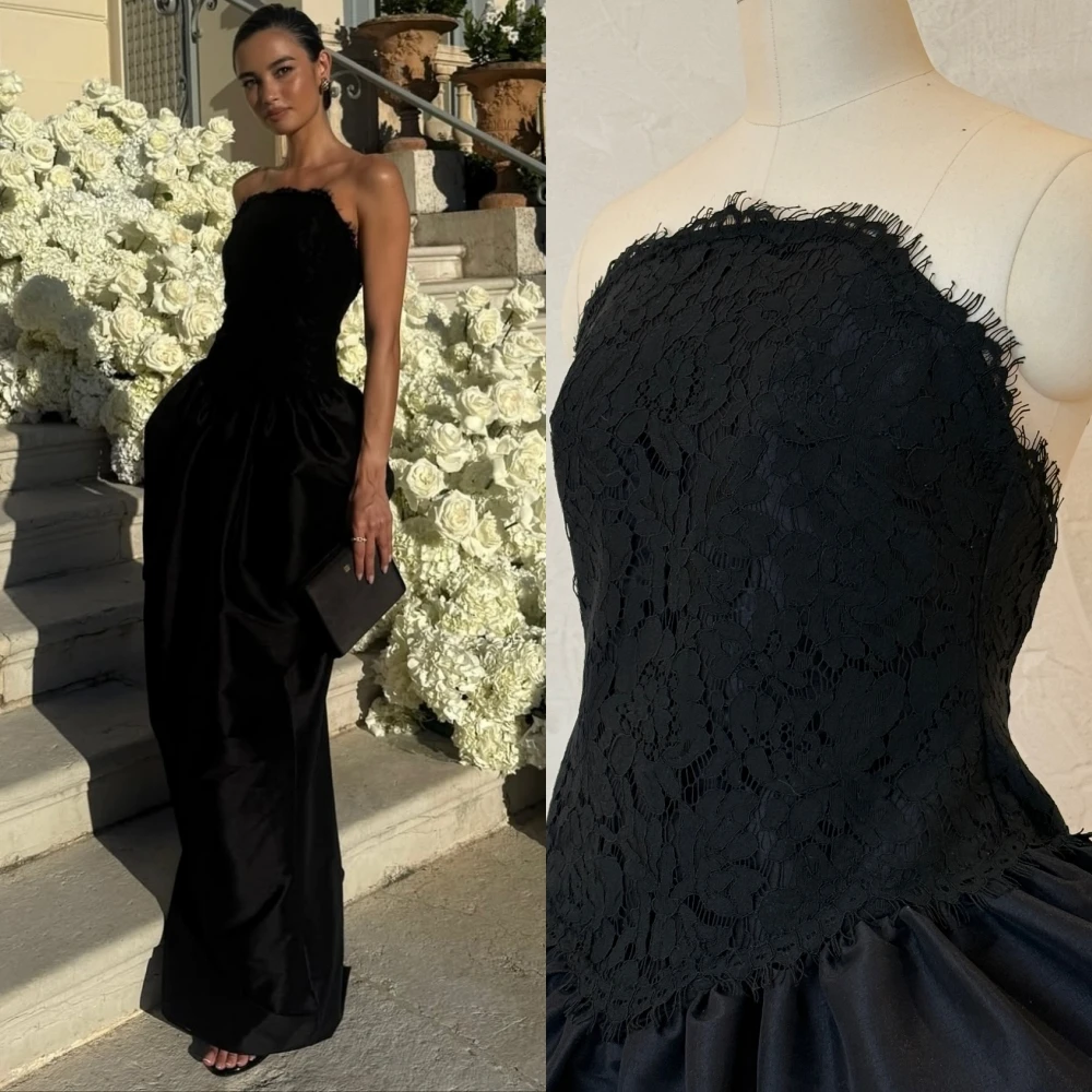 فستان سهرة رسمي أنيق بدون حمالات مخصص ومزاج حديث ومناسبات مخصصة فستان حفلة موسيقية عالي الجودة