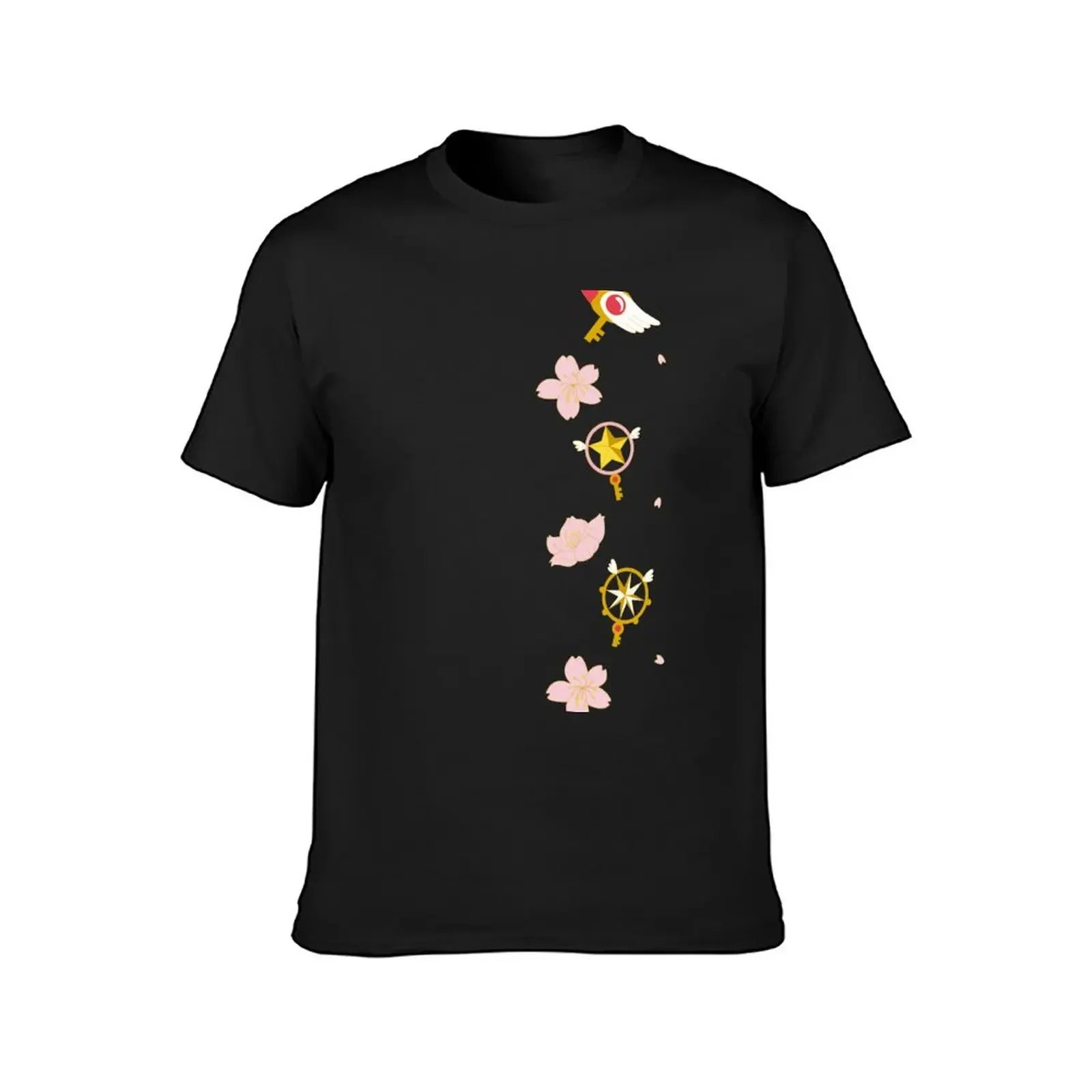 Card Captor Sakura - Staff Pattern T-Shirt rapper graphic tees anime baggy shirts vintage anime shirt mens funny t shirts