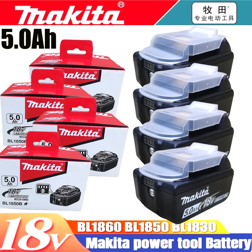 

Original Makita 18V 5/6/Ah battery, fast charging, long battery life, Makita Tool BL1850 BL1840 BL1830 battery, charger