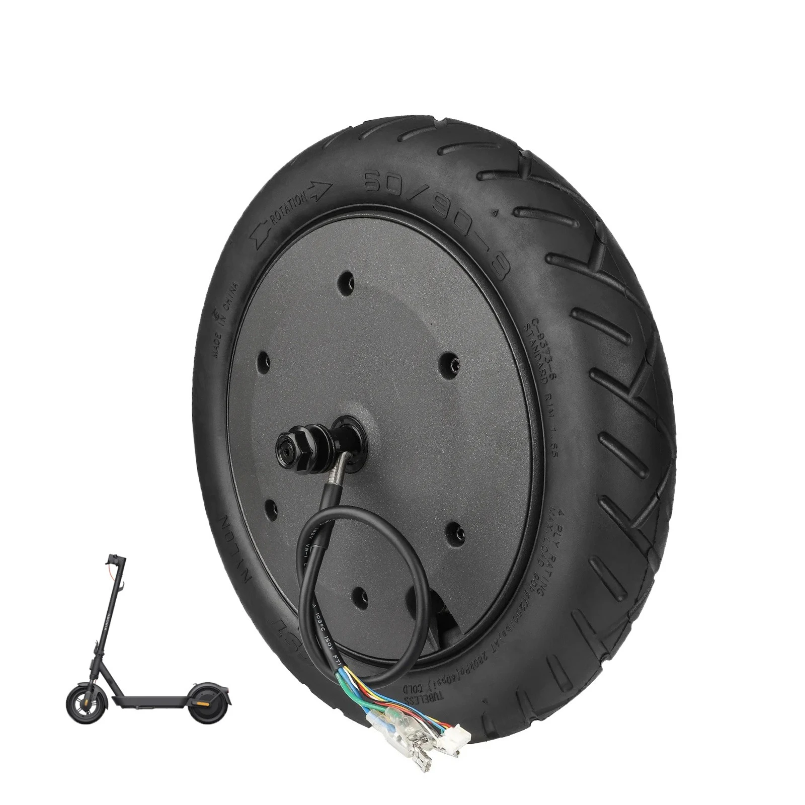 

For XIAOMI Mi 5Plus Motor Scooter with 60/90-8 Tire Vacuum Tire MI 5Plus Rear Wheel Full Wheel Drive Wheel