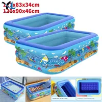 Inflatable Swimming Pool PVC Baby Bath Bathtub Cartoon Pattern Thickening Swimming Pool Summer Party Toys for Toddler Kids